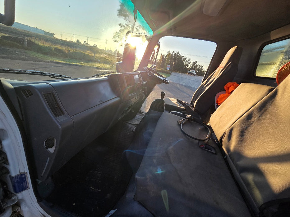 2013 ISUZU NPR 300-MEDIUM SERVICE TRUCK WITH CRANE AND COMPRESSOR