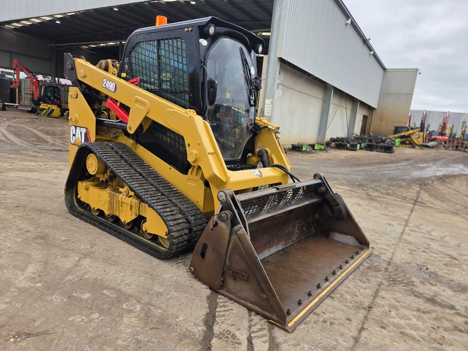 2019 CAT 249D TRACK LOADER (T685) WITH 4 IN 1 BUCKET, CIVIL SPEC, 2237 HOURS