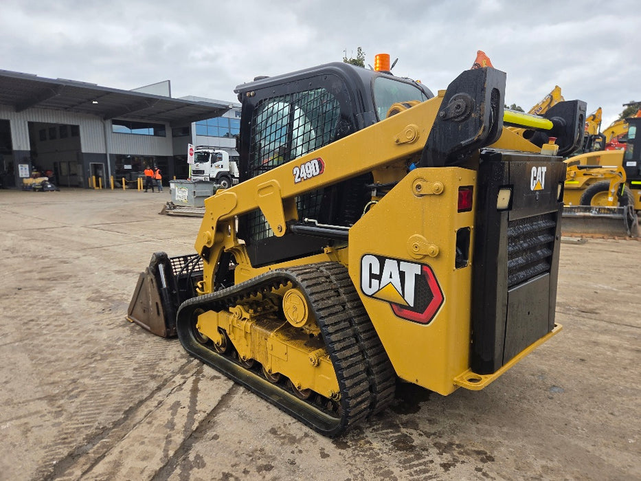 2019 CAT 249D TRACK LOADER (T685) WITH 4 IN 1 BUCKET, CIVIL SPEC, 2237 HOURS