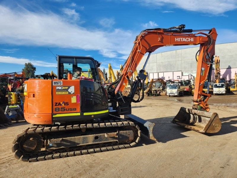 2023 HITACHI ZX85USB-5 8.7T EXCAVATOR (M973) WITH 1780 HOURS