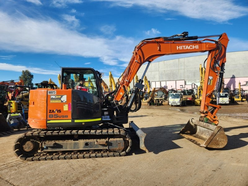 2023 HITACHI ZX85USB-5 8.7T EXCAVATOR (M973) WITH 1780 HOURS