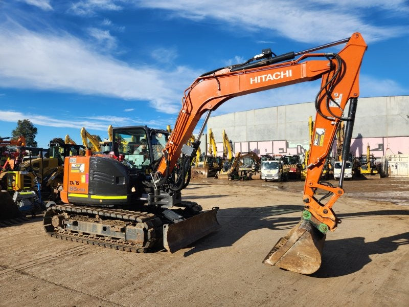 2023 HITACHI ZX85USB-5 8.7T EXCAVATOR (M973) WITH 1780 HOURS