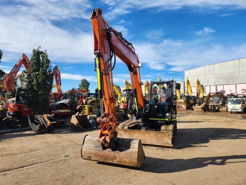 2023 HITACHI ZX85USB-5 8.7T EXCAVATOR (M973) WITH 1780 HOURS