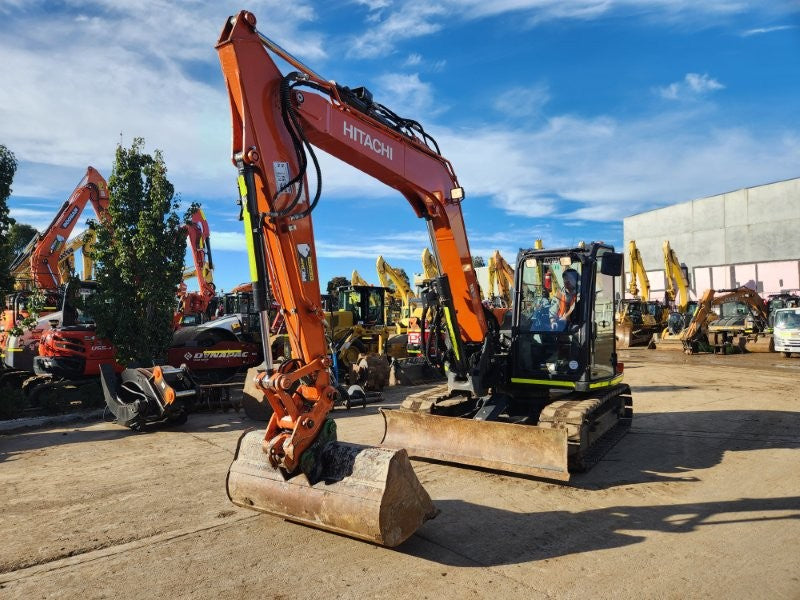 2023 HITACHI ZX85USB-5 8.7T EXCAVATOR (M973) WITH 1780 HOURS