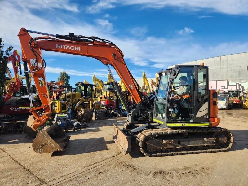 2023 HITACHI ZX85USB-5 8.7T EXCAVATOR (M973) WITH 1780 HOURS