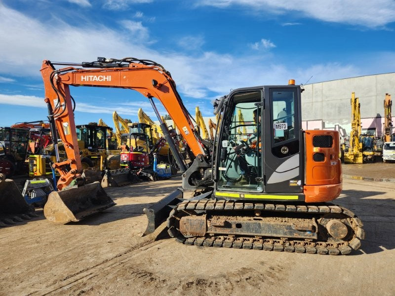 2023 HITACHI ZX85USB-5 8.7T EXCAVATOR (M973) WITH 1780 HOURS