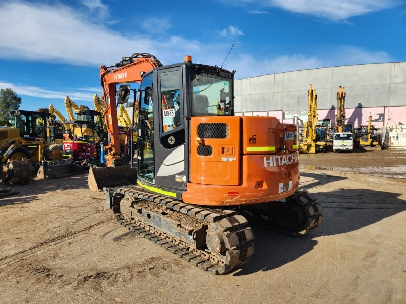 2023 HITACHI ZX85USB-5 8.7T EXCAVATOR (M973) WITH 1780 HOURS