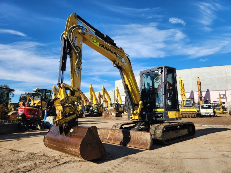 2022 YANMAR VIO55-6 5.6T EXCAVATOR (EX140) WITH TILT HITCH, 1690 HOURS