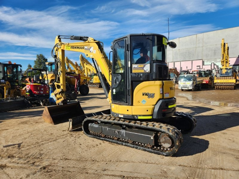 2022 YANMAR VIO55-6 5.6T EXCAVATOR (EX140) WITH TILT HITCH, 1690 HOURS