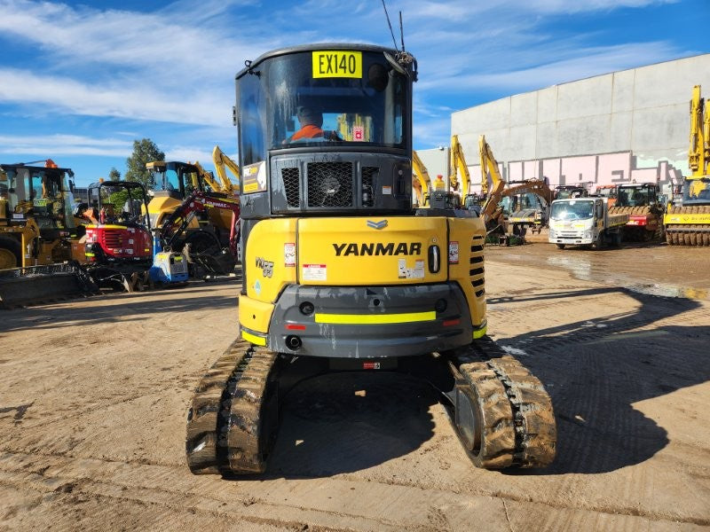 2022 YANMAR VIO55-6 5.6T EXCAVATOR (EX140) WITH TILT HITCH, 1690 HOURS