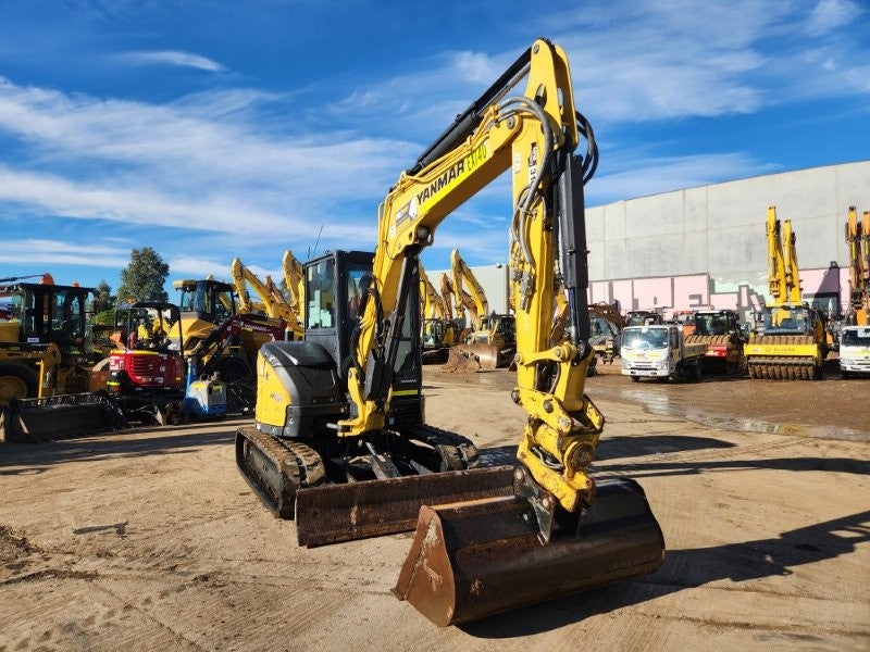2022 YANMAR VIO55-6 5.6T EXCAVATOR (EX140) WITH TILT HITCH, 1690 HOURS