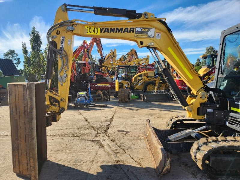 2022 YANMAR VIO55-6 5.6T EXCAVATOR (EX140) WITH TILT HITCH, 1690 HOURS