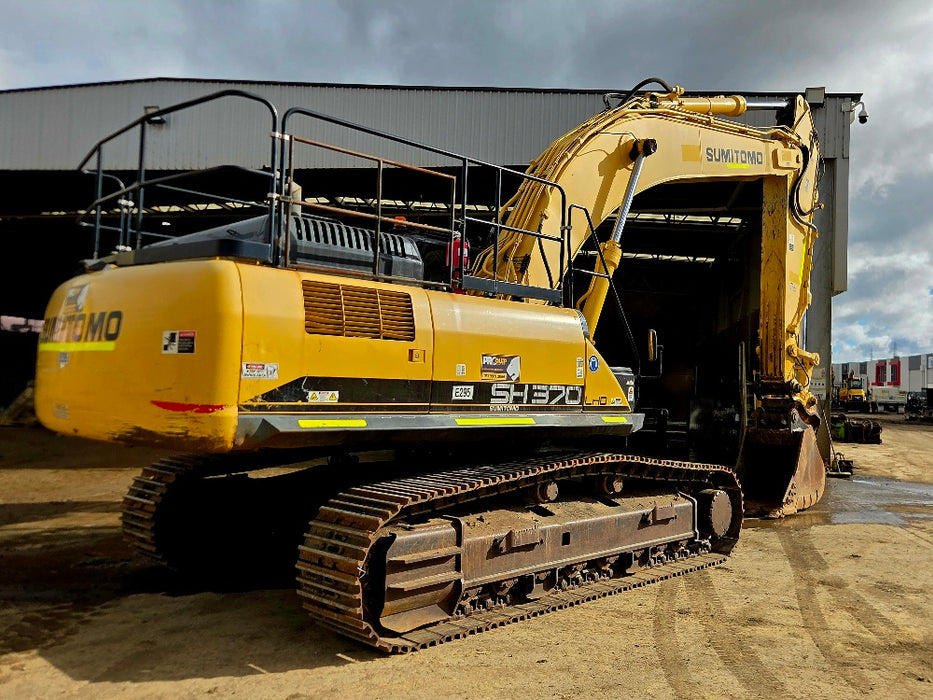 2021 SUMITOMO SH370LHD-6 37T EXCAVATOR (E295) WITH 3945 HOURS