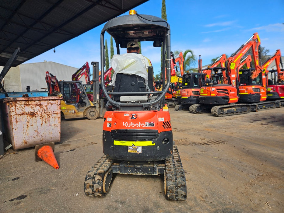 2023 KUBOTA U17-3 1.7T MINI EXCAVATOR (EX182) WITH HITCH, BUCKETS AND 912 HRS