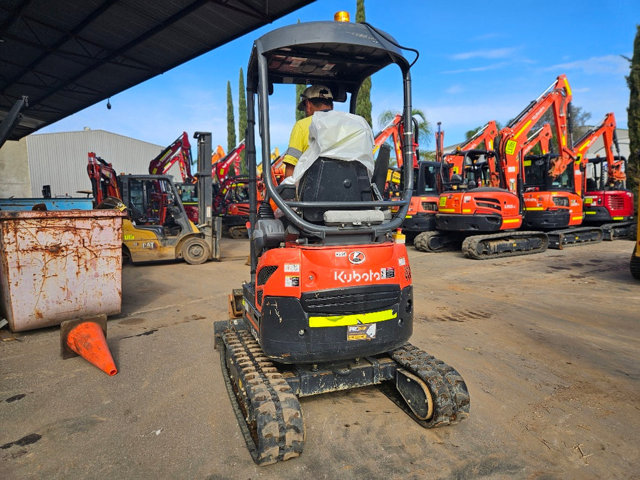 2023 KUBOTA U17-3 1.7T MINI EXCAVATOR (EX182) WITH HITCH, BUCKETS AND 912 HRS