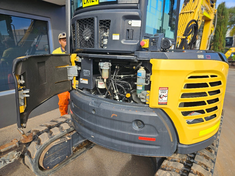 2021 YANMAR VIO55-6 5.6T EXCAVATOR (EX121) WITH CAB, HITCH, BUCKETS, 1980HRS