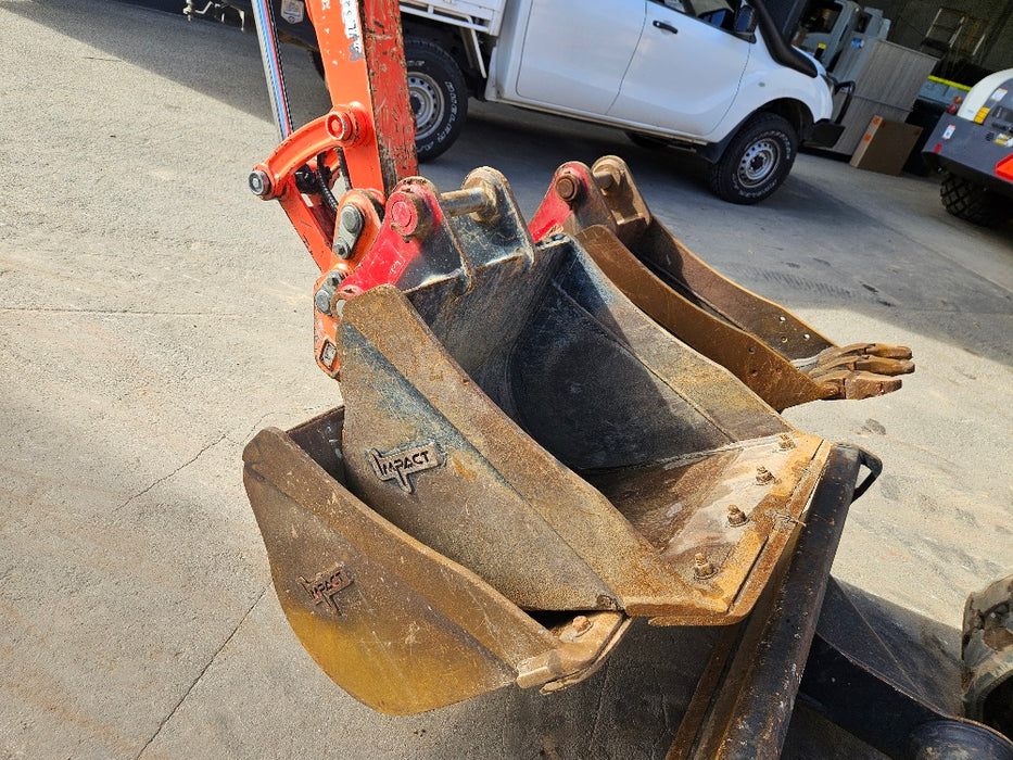 2021 KUBOTA U55-4 5.6T EXCAVATOR (EX129) WITH CAB, BUCKETS AND 1520 HOURS