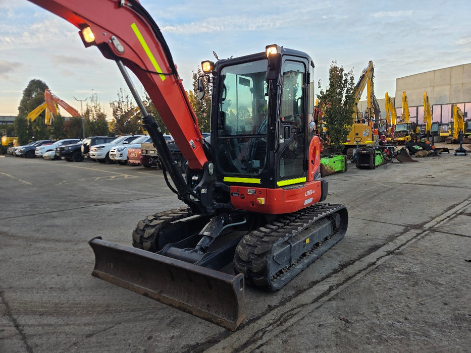 2023 KUBOTA U55-4 5.6T EXCAVATOR (M997) WITH TILT HITCH, BUCKETS, 1300 HOURS