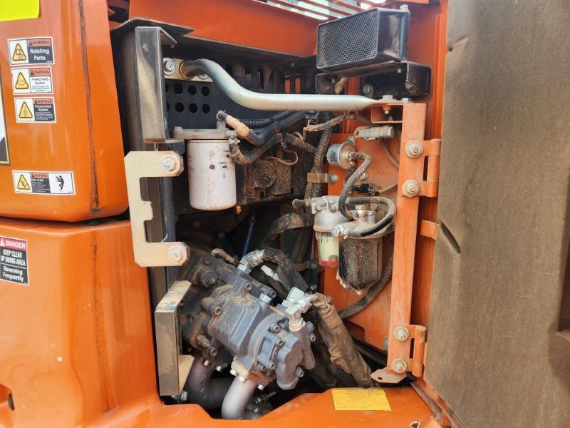 2022 HITACHI ZX85USB-5 EXCAVATOR (M808) WITH HITCH, BUCKETS AND 1950 HOURS