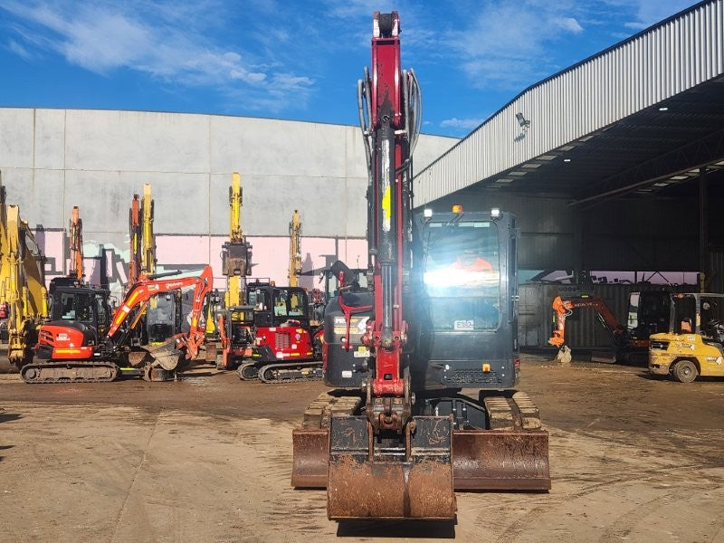 2022 YANMAR SV100-2 10T EXCAVATOR (E382) WITH HITCH, BUCKETS, 1920 HOURS