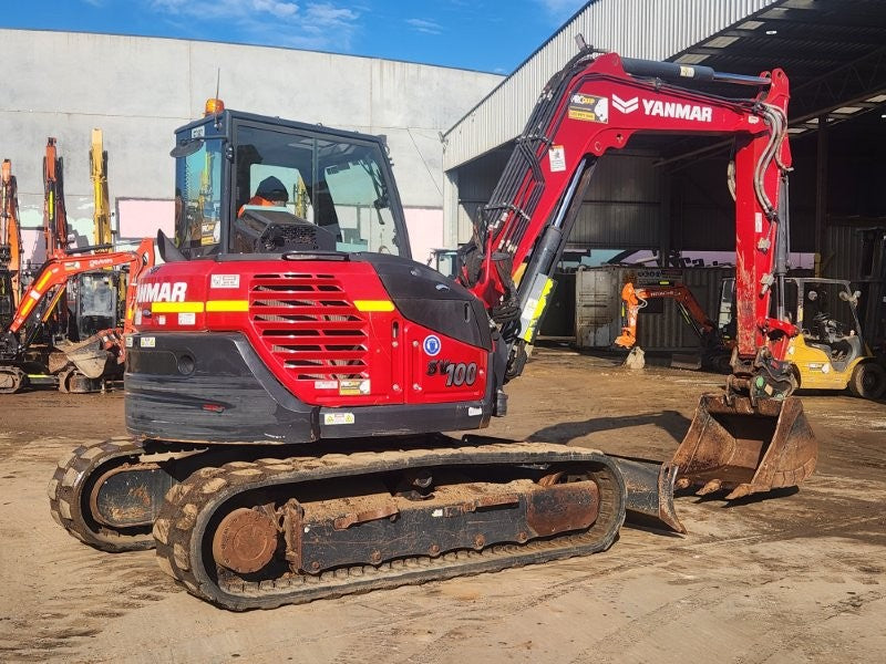 2022 YANMAR SV100-2 10T EXCAVATOR (E382) WITH HITCH, BUCKETS, 1920 HOURS