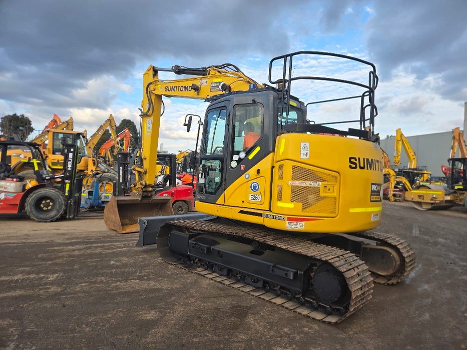Front left view of 2019 Sumitomo SH145X-6 excavator
