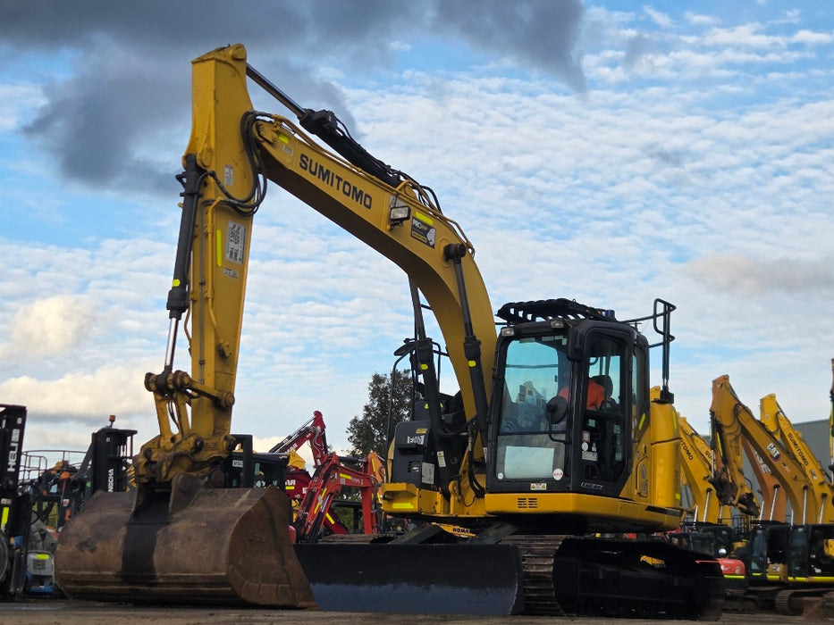 Rear counterweight of 2019 Sumitomo SH145X-6 excavator in excellent condition