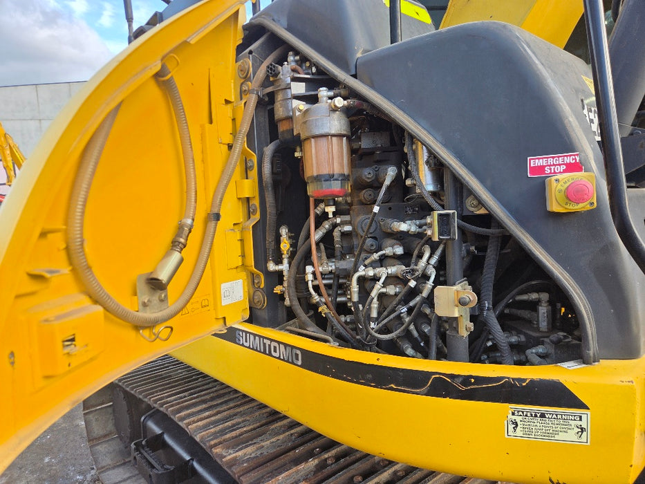 Mud bucket attachment for 2019 Sumitomo SH145X-6 excavator