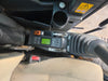 Rear three-quarter view of 2019 Sumitomo SH145X-6 excavator with steel tracks