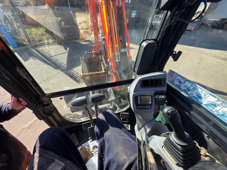 2021 KUBOTA U55-4 5.6T EXCAVATOR (EX128) WITH A/C CAB, HITCH AND 1430 HOURS