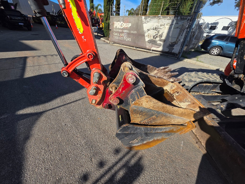 2021 KUBOTA U55-4 5.6T EXCAVATOR (EX128) WITH A/C CAB, HITCH AND 1430 HOURS