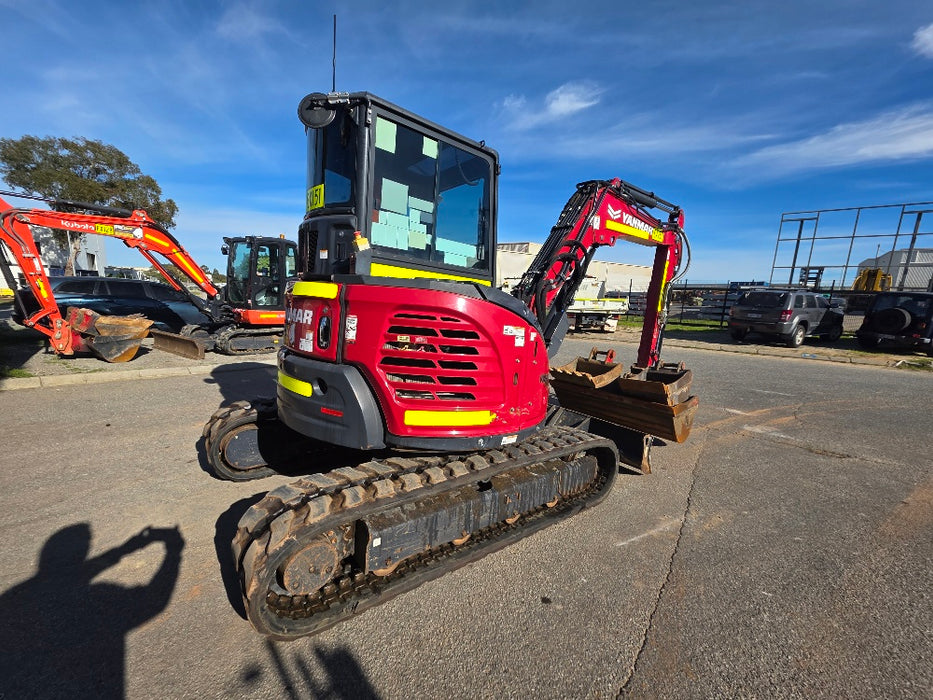 2022YANMAR VIO55-6 5.6T EXCAVATOR (EX151) WITH A/C CAB, HITCH, 1530HRS