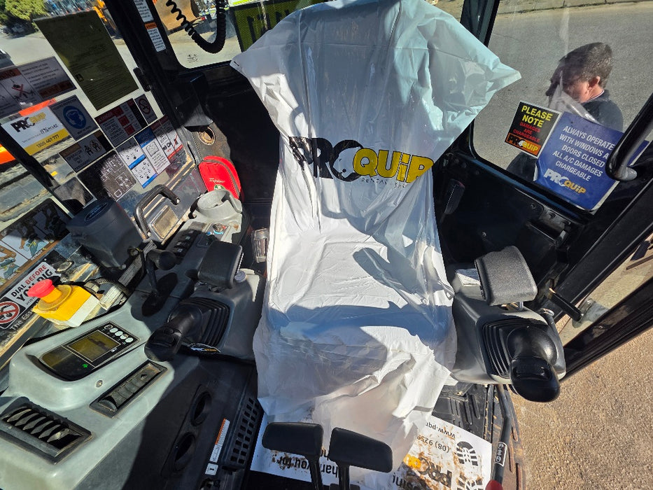 2022 YANMAR VIO55-6 5.6T EXCAVATOR (EX151) WITH A/C CAB, HITCH, 1530HRS