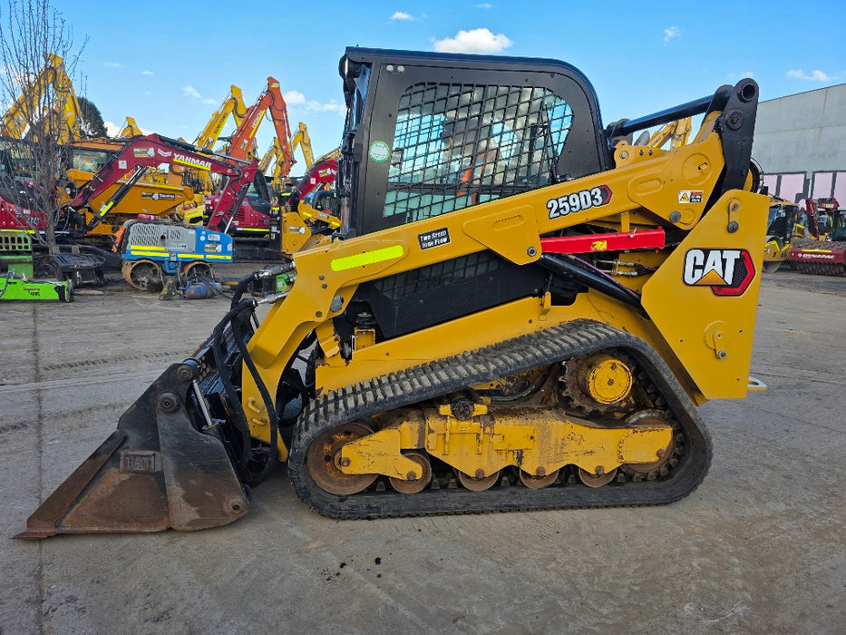 2022 CAT 259D3 HI-FLOW TRACK LOADER (T508) WITH LOW 1400 HOURS