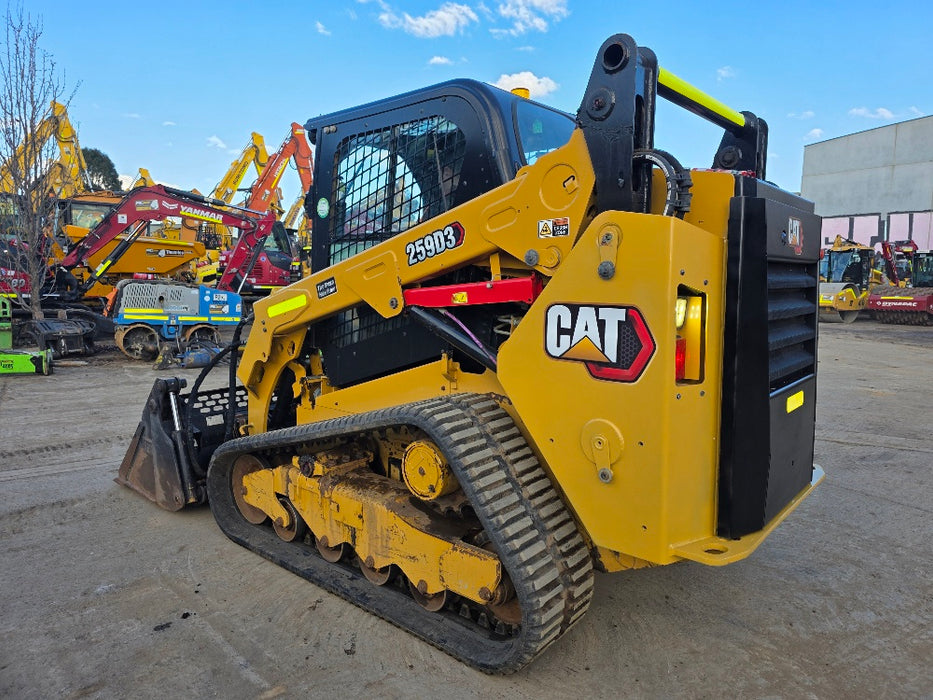 2022 CAT 259D3 HI-FLOW TRACK LOADER (T508) WITH LOW 1400 HOURS