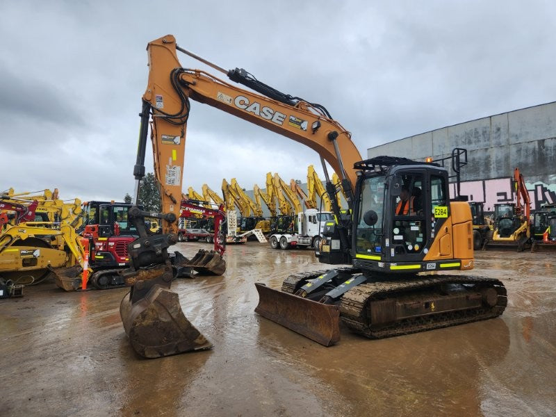 2020 CASE CX145C 15T EXCAVATOR (E284) WITH TILT HITCH, BUCKETS, 4282 HOURS