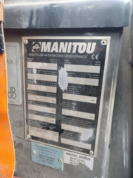 20178 MANITOU MT932 4WD TELEHANDLER (FL104) WITH 2770 HOURS.