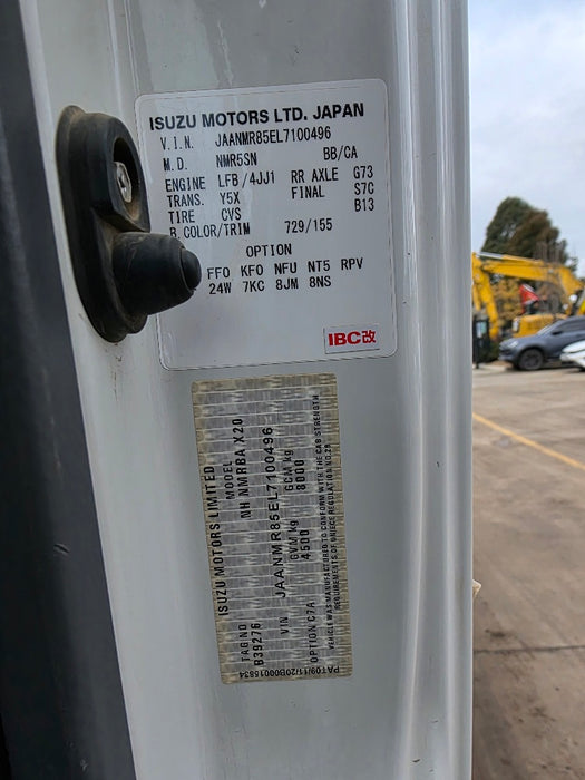 2021 ISUZU NMR45-150 TIPPER TRUCK (TP026) WITH 48,000 KLMS