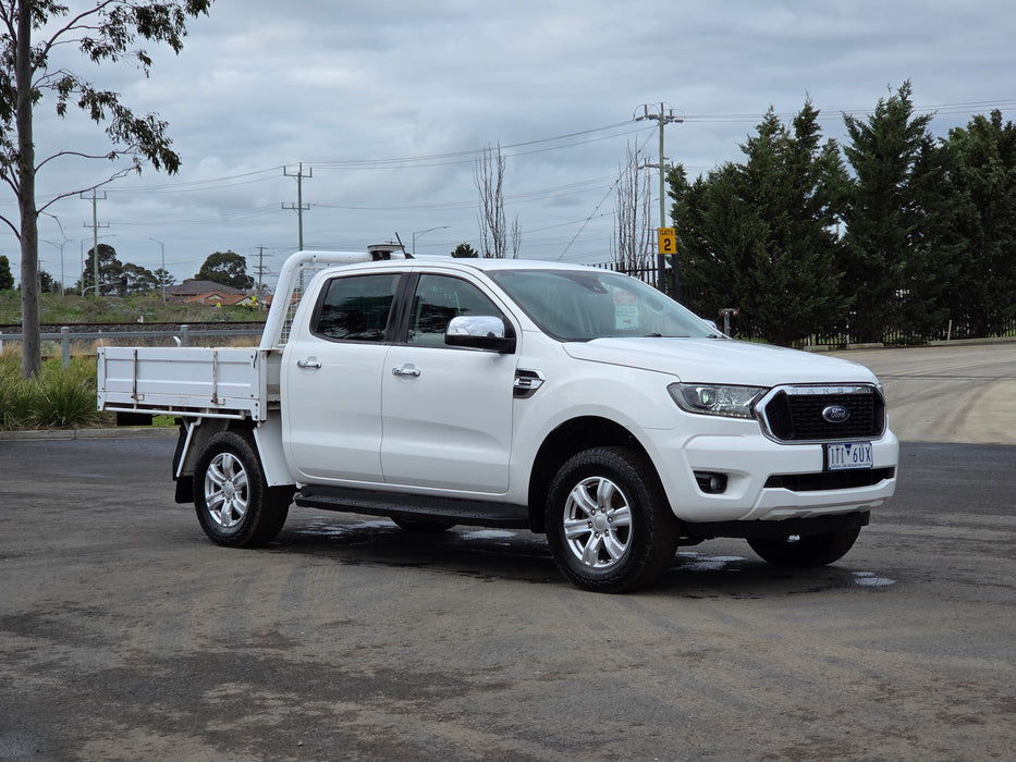 2021 FORD RANGER CREW CAB 4 X 4 UTE WITH STEEL TRAY WITH 184,000 KLMS