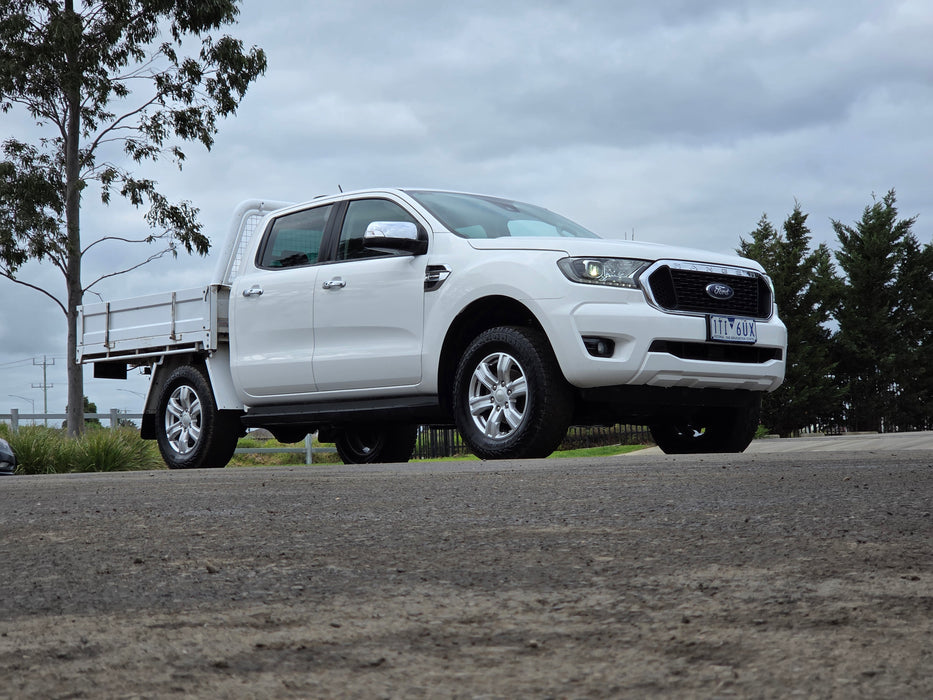 2021 FORD RANGER CREW CAB 4 X 4 UTE WITH STEEL TRAY WITH 184,000 KLMS