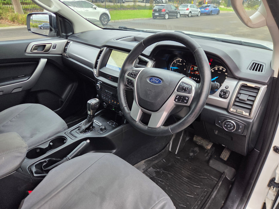 2021 FORD RANGER CREW CAB 4 X 4 UTE WITH STEEL TRAY WITH 184,000 KLMS