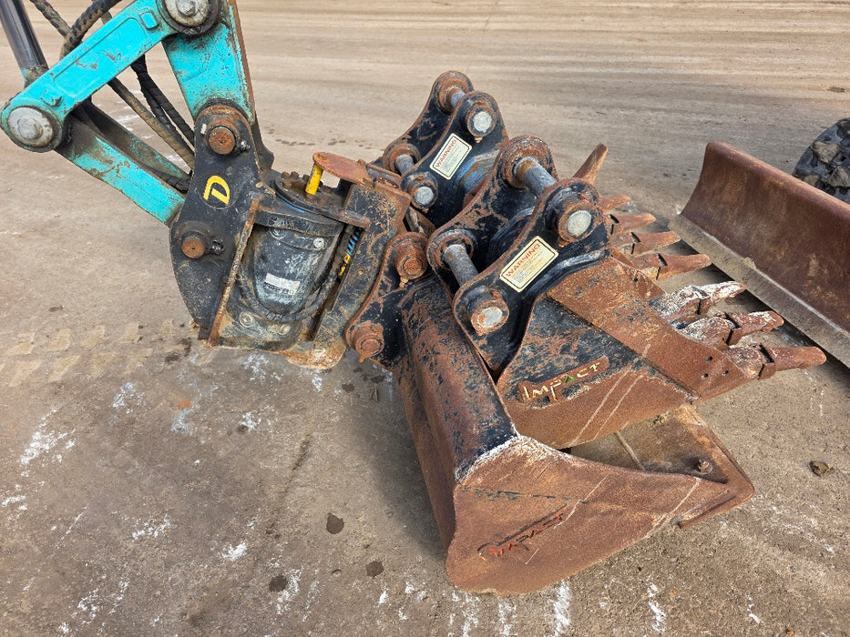 2022 KOBELCO SK30SR-6 3.4T EXCAVATOR WITH TILT HITCH, BUCKETS AND 2186HRS
