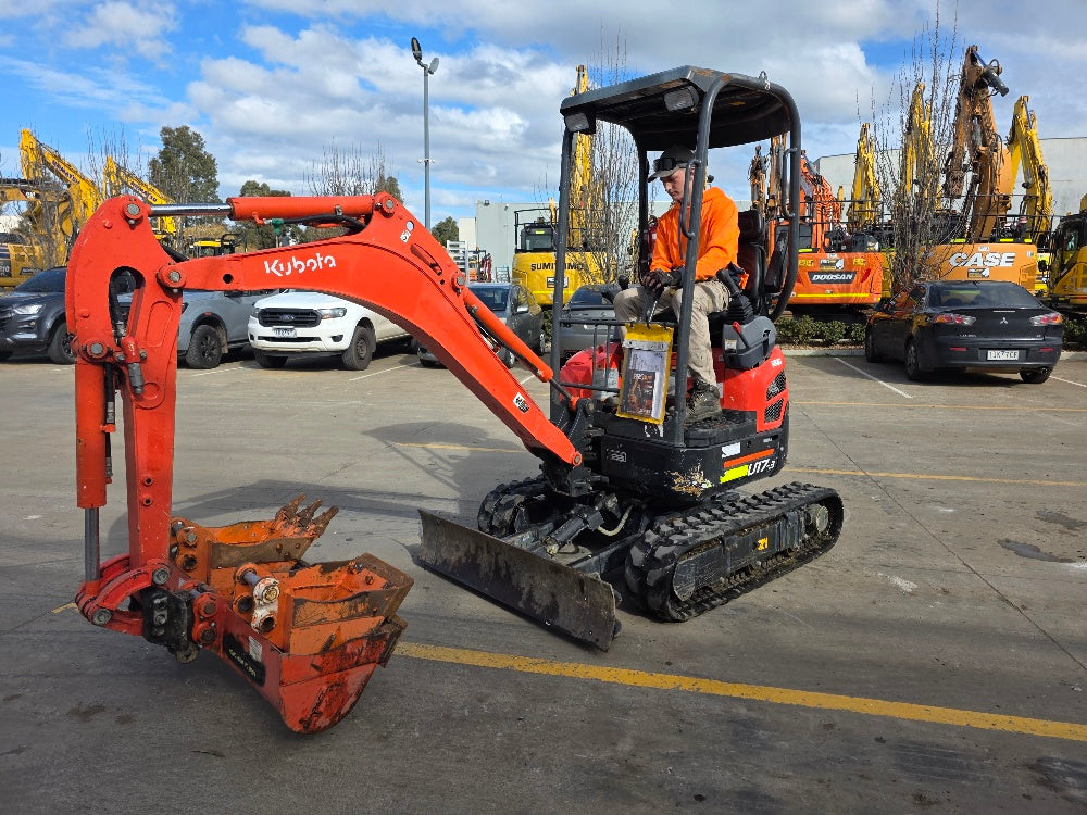 2023 Kubota U17-3 Excavator (EX188) With Hitch, Buckets And 785 Hours