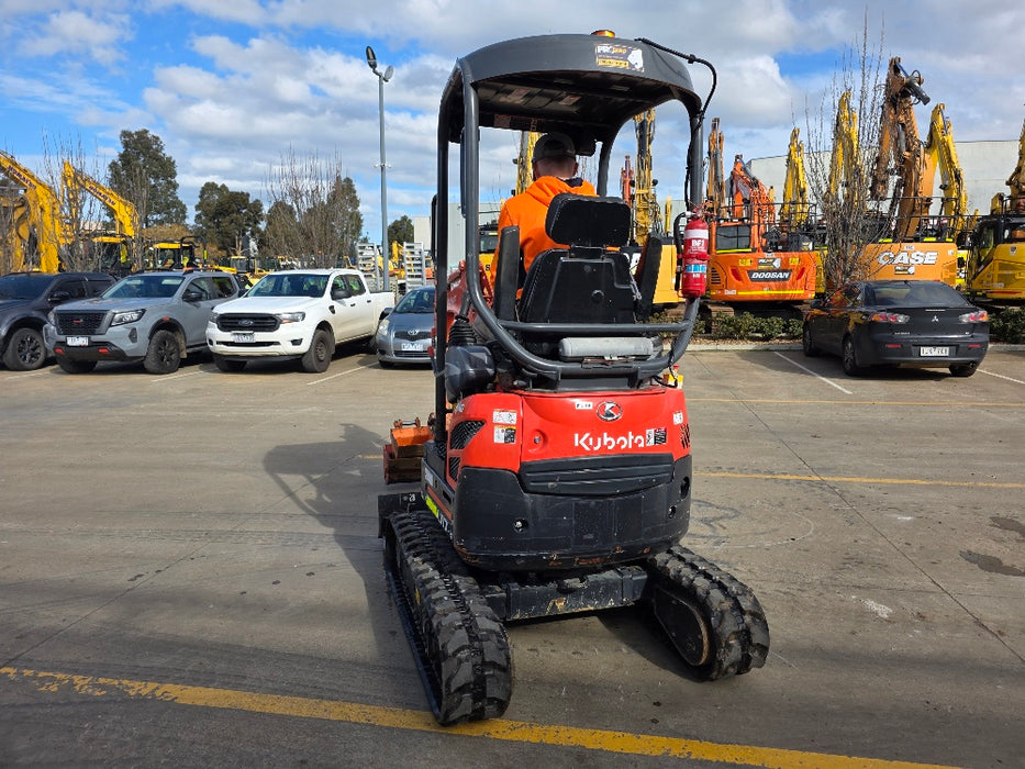 USED 2023 KUBOTA U17-3 EXCAVATOR (EX188) WITH HITCH, BUCKETS AND 785 HOURS