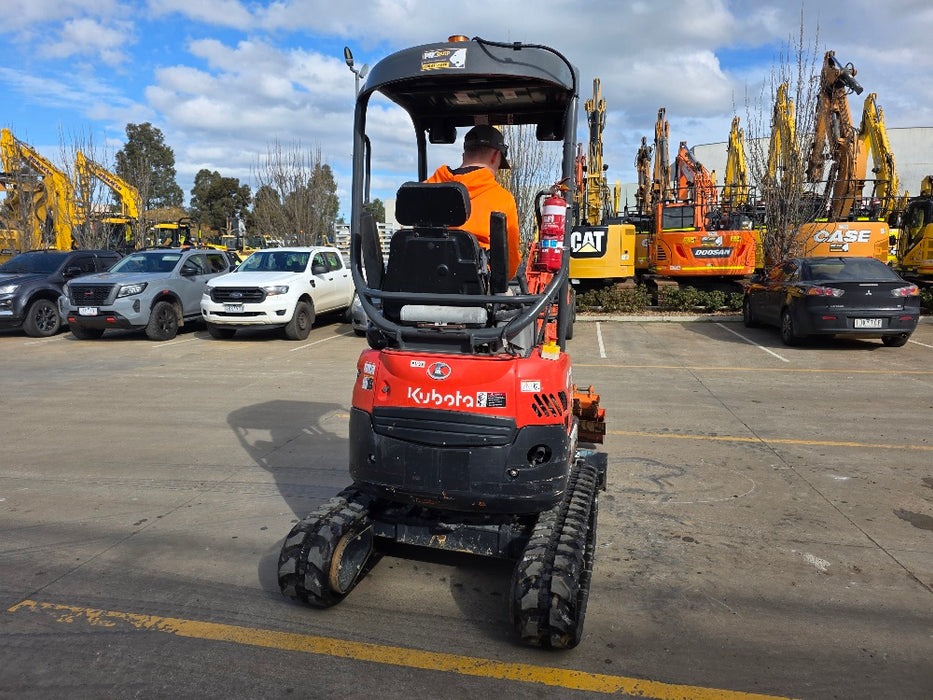 USED 2023 KUBOTA U17-3 EXCAVATOR (EX188) WITH HITCH, BUCKETS AND 785 HOURS