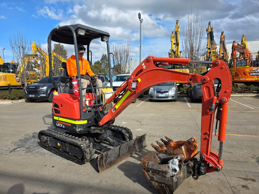 2023 Kubota U17 1.7T Excavator (EX183) With Hitch, Buckets And 965 Hours