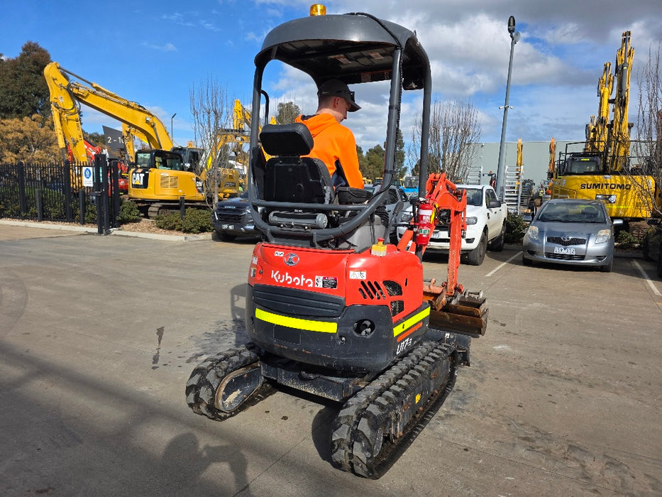 2023 KUBOTA U17 1.7T EXCAVATOR (EX183) WITH HITCH, BUCKETS AND 965 HOURS