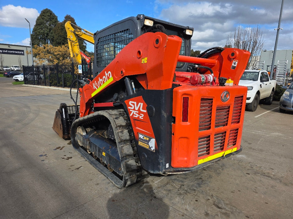 2023 KUBOTA SVL75-2 TRACK LOADER (L86) WITH HI-FLOW, 4 IN 1 BUCKET, 1370 HOURS