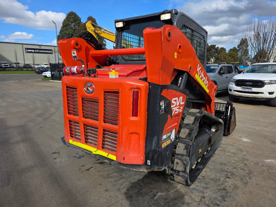 2023 KUBOTA SVL75-2 TRACK LOADER (L86) WITH HI-FLOW, 4 IN 1 BUCKET, 1370 HOURS