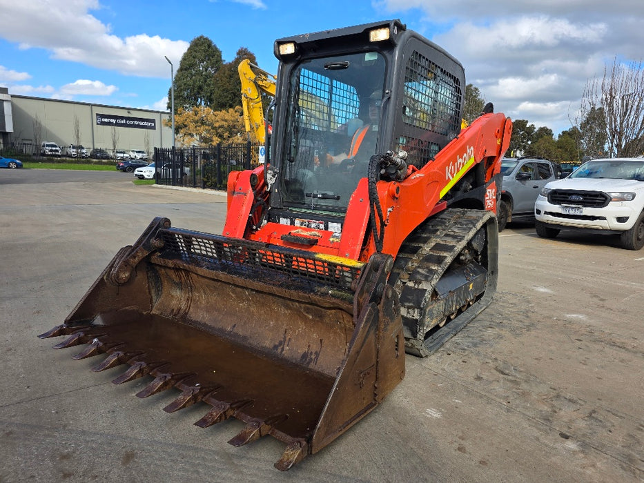 2023 KUBOTA SVL75-2 TRACK LOADER (L86) WITH HI-FLOW, 4 IN 1 BUCKET, 1370 HOURS